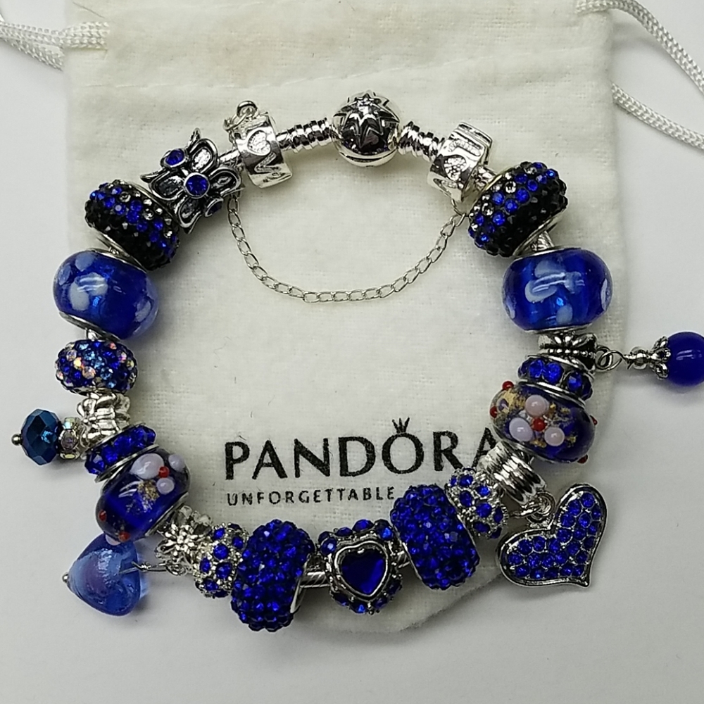 SOLD!Authentic Pandora bracelet/Euro charms NEW